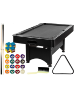 GamesPlanet Biliardový stôl s vybavením, čierna/antracit
