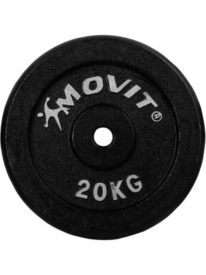 MOVIT kotúč na činku 20 kg liatinový