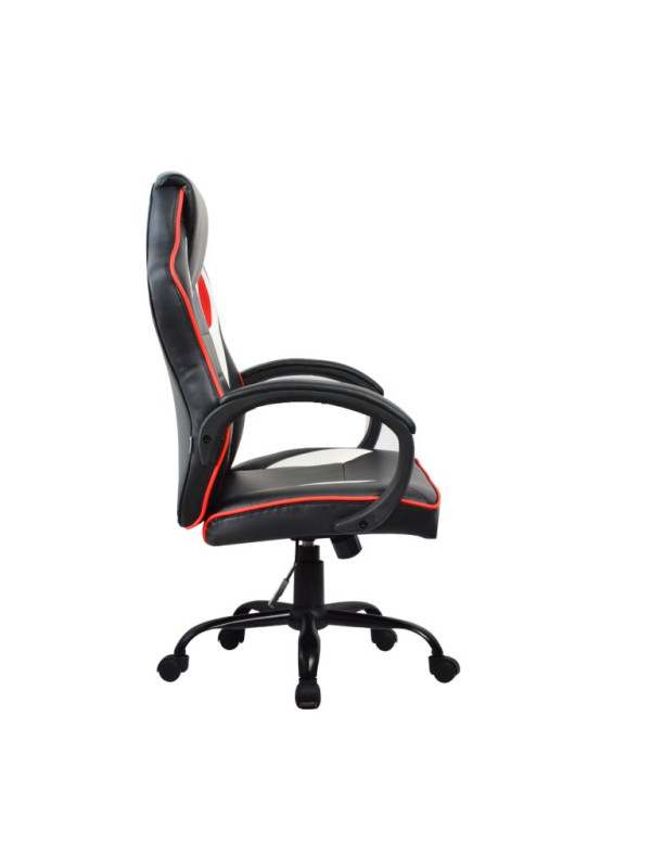 Herná kancelárska stolička s naklápacím mechanizmom, čierna