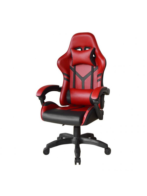 Ergonomická herná stolička s vankúšmi na krk a chrbát