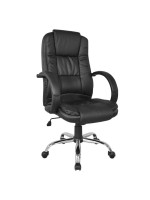 Kancelárska stolička s uzamykacím mechanizmom, čierna