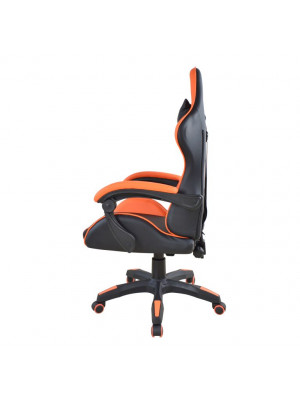 Ergonomická herná stolička Racing Supreme Pro, čierno-oranž