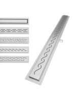 Aquamarin Sprchový odtok, vlnitý, 100 cm