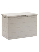 WOODYS záhradný plastový úložný box 160 L, svetlo šedá