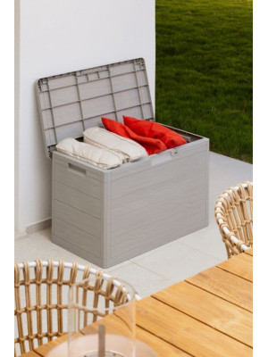 WOODYS záhradný plastový úložný box 160 L, svetlo šedá