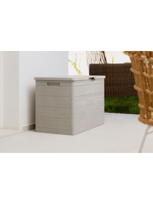 WOODYS záhradný plastový úložný box 160 L, svetlo šedá