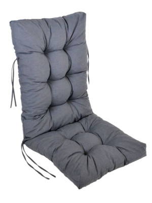 Vankúš pre vysokú stoličku PREMIUM 120 x 50 cm, tmavosivý