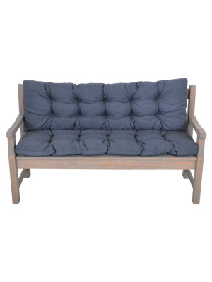 Podložka pod lavicu PREMIUM 180 x 45 cm, tmavosivá