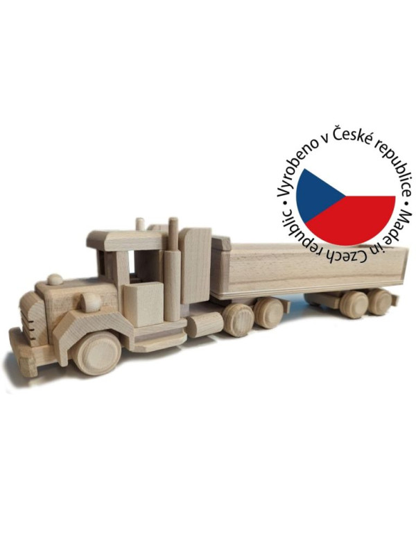 Drevený kamión USA, 48 x 10 x 12 cm
