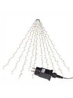 Svetelná reťaz v tvare kužeľa, 280 LED, teplá biela