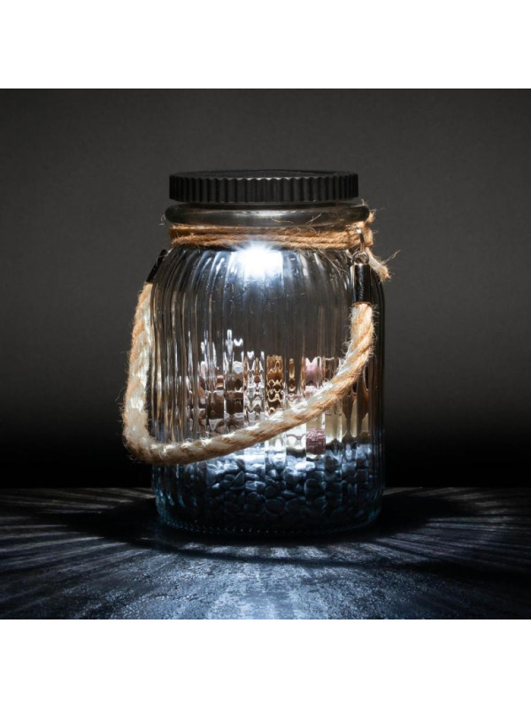 Sada solárnych svetiel,3 LED, plastové, studená biela, 3 ks