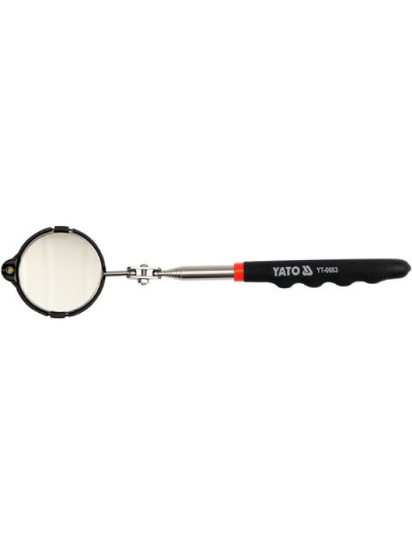 Teleskopické kontrolné zrkadlo s LED