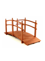 Drevený mostík Garth 2,5 m