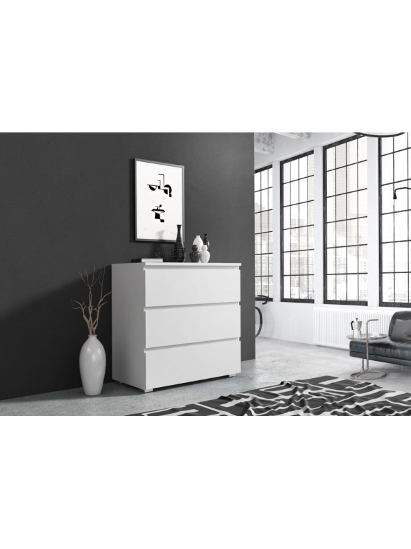 Komoda 80 cm, biela