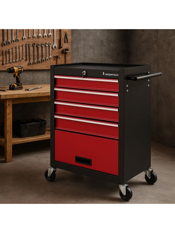 TIMBERTECH Vozík na kolieskach, 4 zásuvky s vložkami