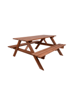 Záhradný set PIKNIK z borovice a gaštanu, 180CM