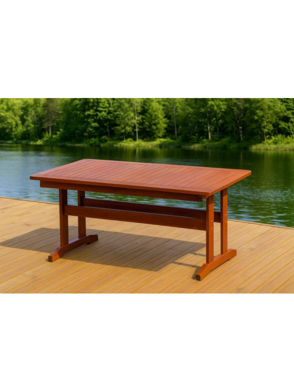 Záhradný drevený stôl LUISA