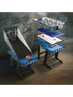 Multifunkčný herný stôl 5v1 - futbal, basketbal, hokej
