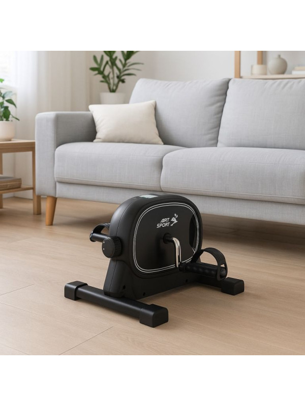 Pedálový rotoped Sportivo s LCD displejom, čierny