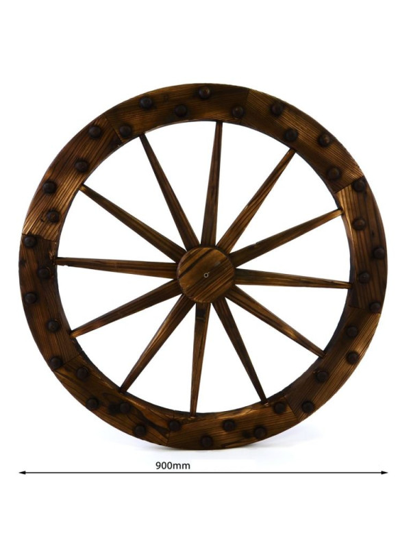 Dekoratívne drevené koleso