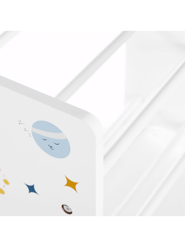 Detský organizér na hračky - Vesmír, 9 košov