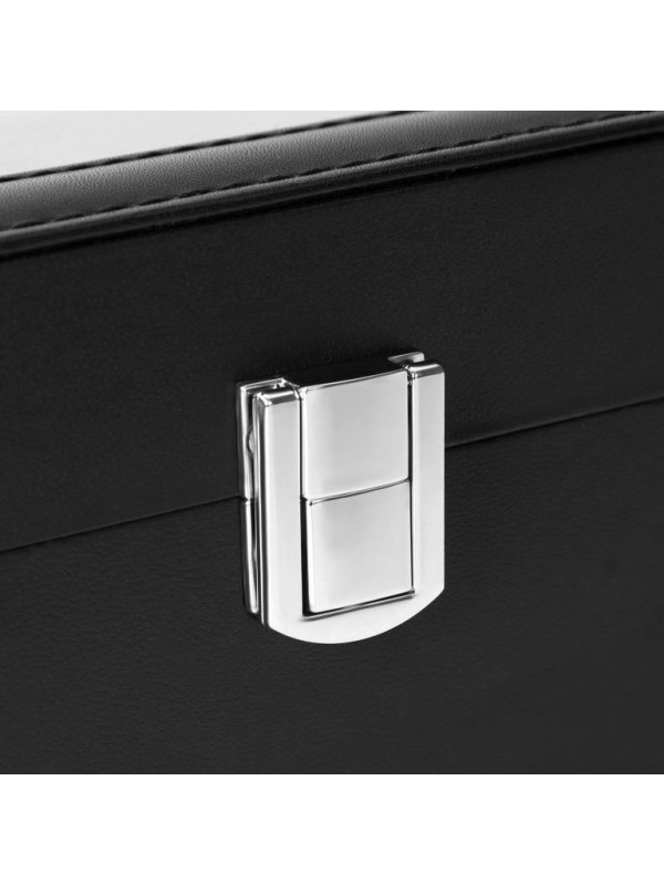 Box na hodinky SONGMICS, 6 priehradok, čierna eko koža