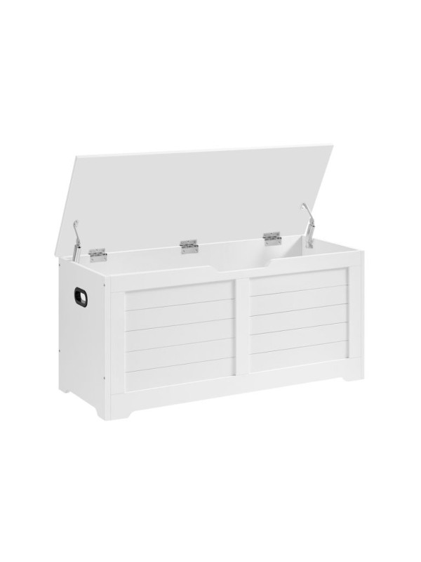 Úložná lavica VASAGLE biela 100×40×46 cm