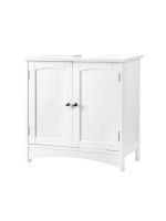 Kúpeľňová skrinka pod umývadlo VASAGLE biela 60×30×60 cm