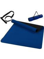 Fitness podložka na jogu 190 × 100 × 0,6 cm tmavomodrá