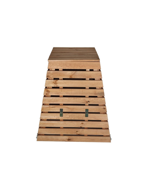 Drevený kompostér 560 L pyramída - česká výroba