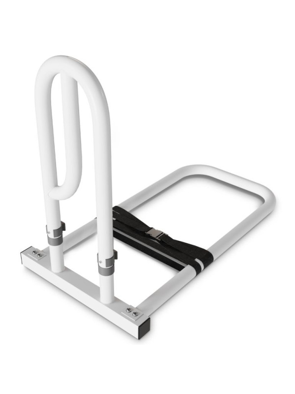 Biele madlo k posteli s nastaviteľnou výškou