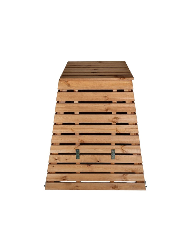 Drevený kompostér 800 l, pyramídový tvar – česká výroba