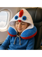 Detský cestovný vankúš s kapucňou - kohút