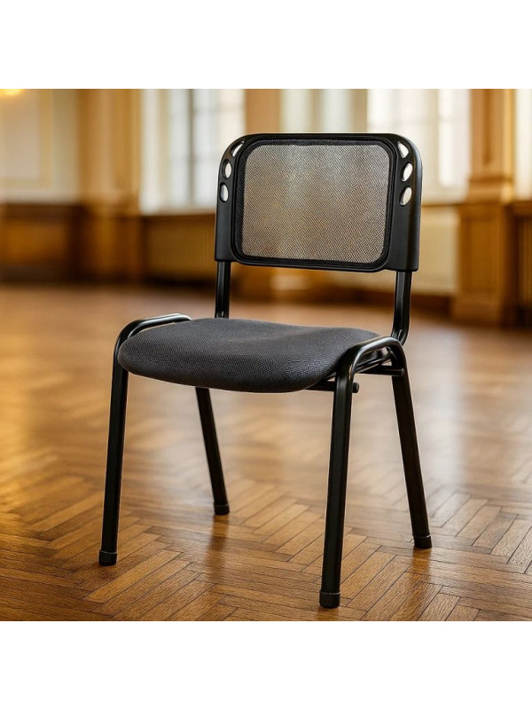 Stohovateľná kongresová stolička - sivá