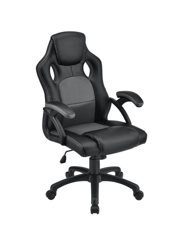 Ergonomická kancelárska stolička, čierna, polohovateľná opie