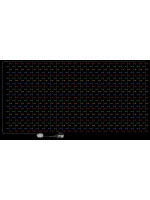 VOLTRONIC svetelný záves 3 x 6 m, 24 prameňov, farebný