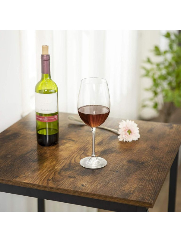 Priemyselný barový stôl 60×60×90 cm, kovová konštrukcia