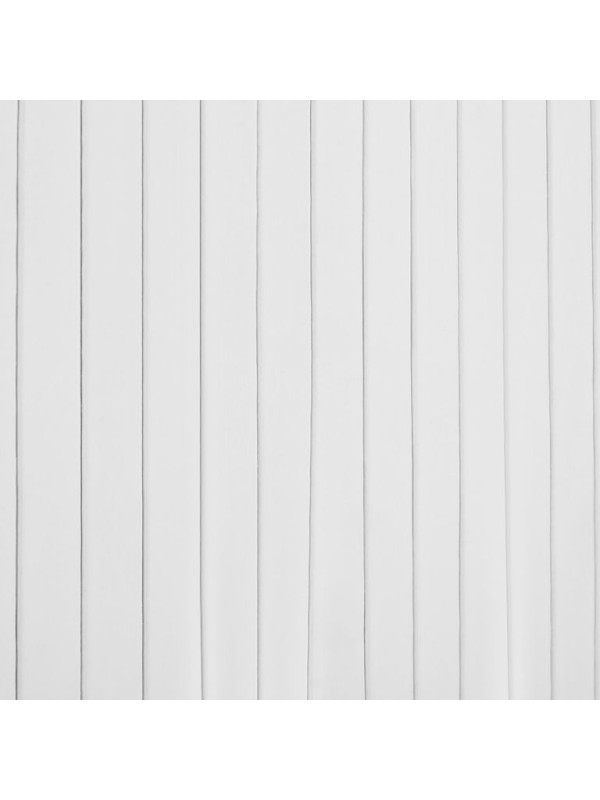 Bambusový košík na bielizeň s vekom a 2 priehradkami, biely