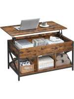 Multifunkčný konferenčný stolík, sklopný, 100×50×62 cm