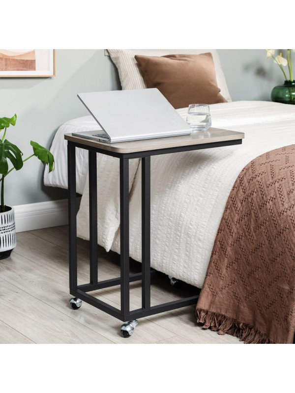 Konferenčný stôl na kolieskach v drevenom štýle