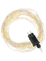 NEXOS Svetelný LED drôtik, 100 LED diód, 10 m, teplo biela