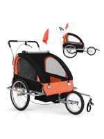 Jago príves za bicykel 2V1, oranžový