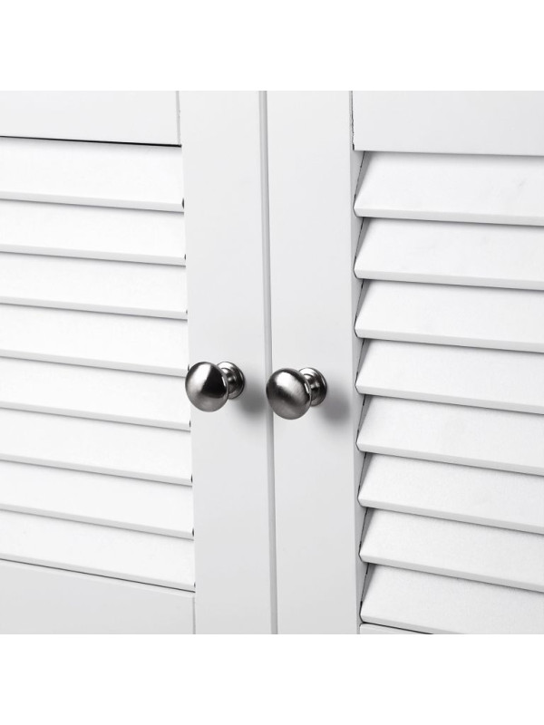 Kúpeľňová skrinka pod umývadlo, biela 60x60x30 cm