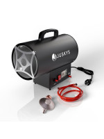 15 kW plynový ohrievač vzduchu – čierny