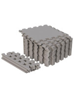 Gorilla Sports Sada ochranných podložiek, sivá, 18 ks