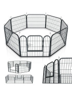 Kovová klietka pre šteniatka a malé zvieratá 80x60 cm,Ø210cm