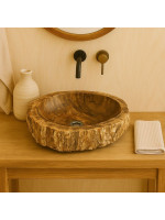Umývadlo z prírodného kameňa SINK FOSSIL- malé
