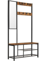 4v1 nástenná skrinka do predsiene,lavica, botníkom a zrkadlo