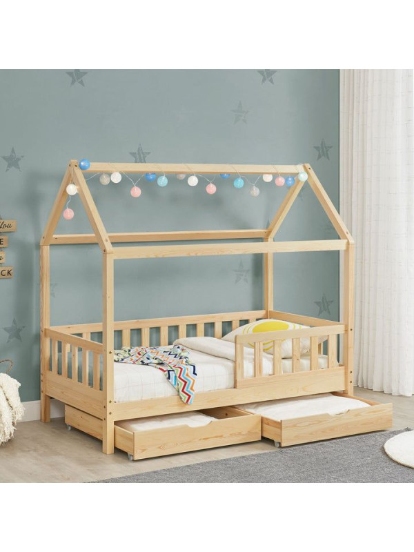 Detská posteľ 80 × 160 cm s úložným priestorom