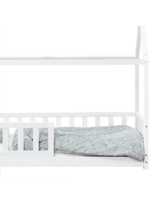 Detská posteľ 80×160 cm s roštom a ochrannou zábranou